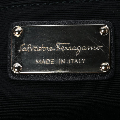 Salvatore Ferragamo Calfskin Quilted Giuliette Backpack Black 7 of 13