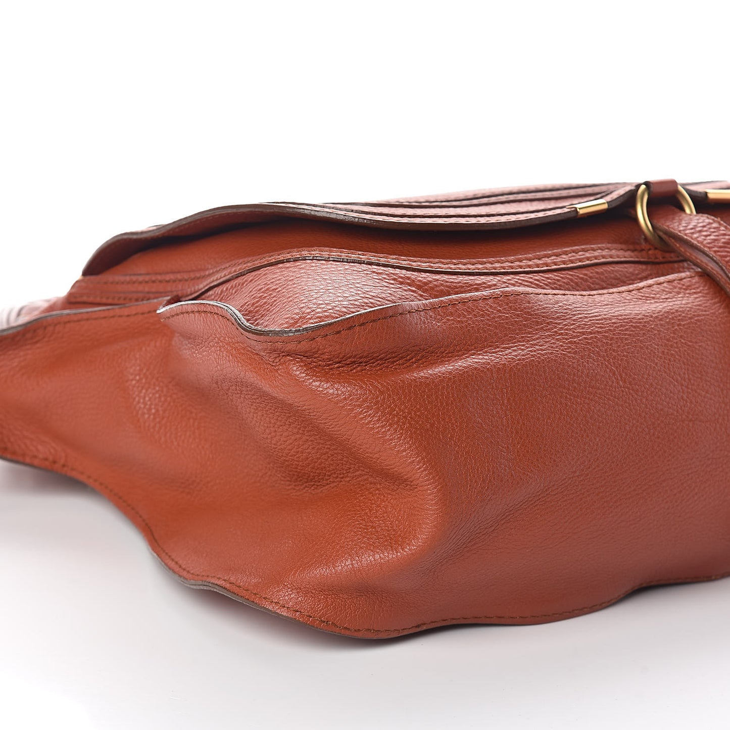 Calfskin Large Marcie Satchel Maple Leaf
