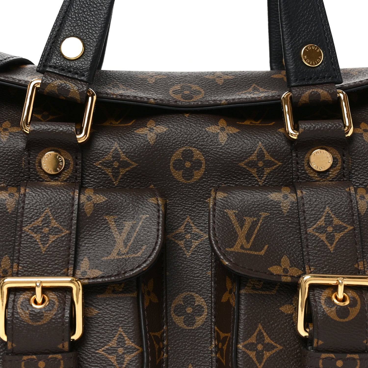 Louis Vuitton Monogram Manhattan NM Black 7 of 9