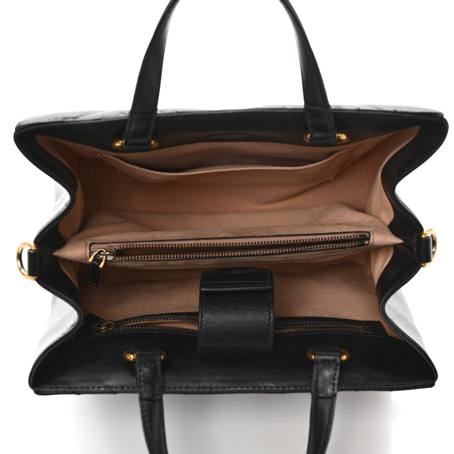 Gucci Calfskin Matelasse Small GG Marmont Tote Black 5 of 11