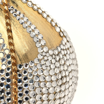 Judith Leiber Swarovski Crystal Chatelaine Minaudiere Gold 13 of 14