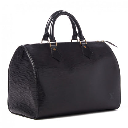 Louis Vuitton Epi Speedy 30 Black 2 of 10