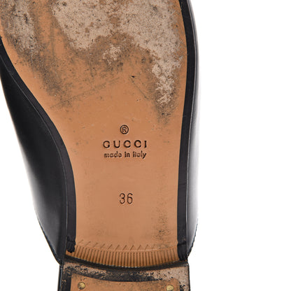 Gucci Calfskin Womens Princetown Slippers 36 Black 6 of 16
