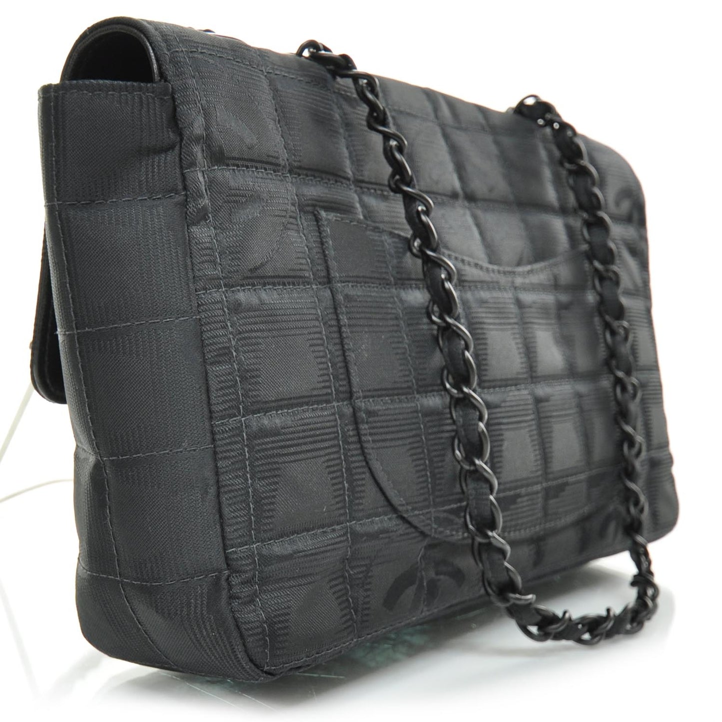 Nylon Travel Flap Black
