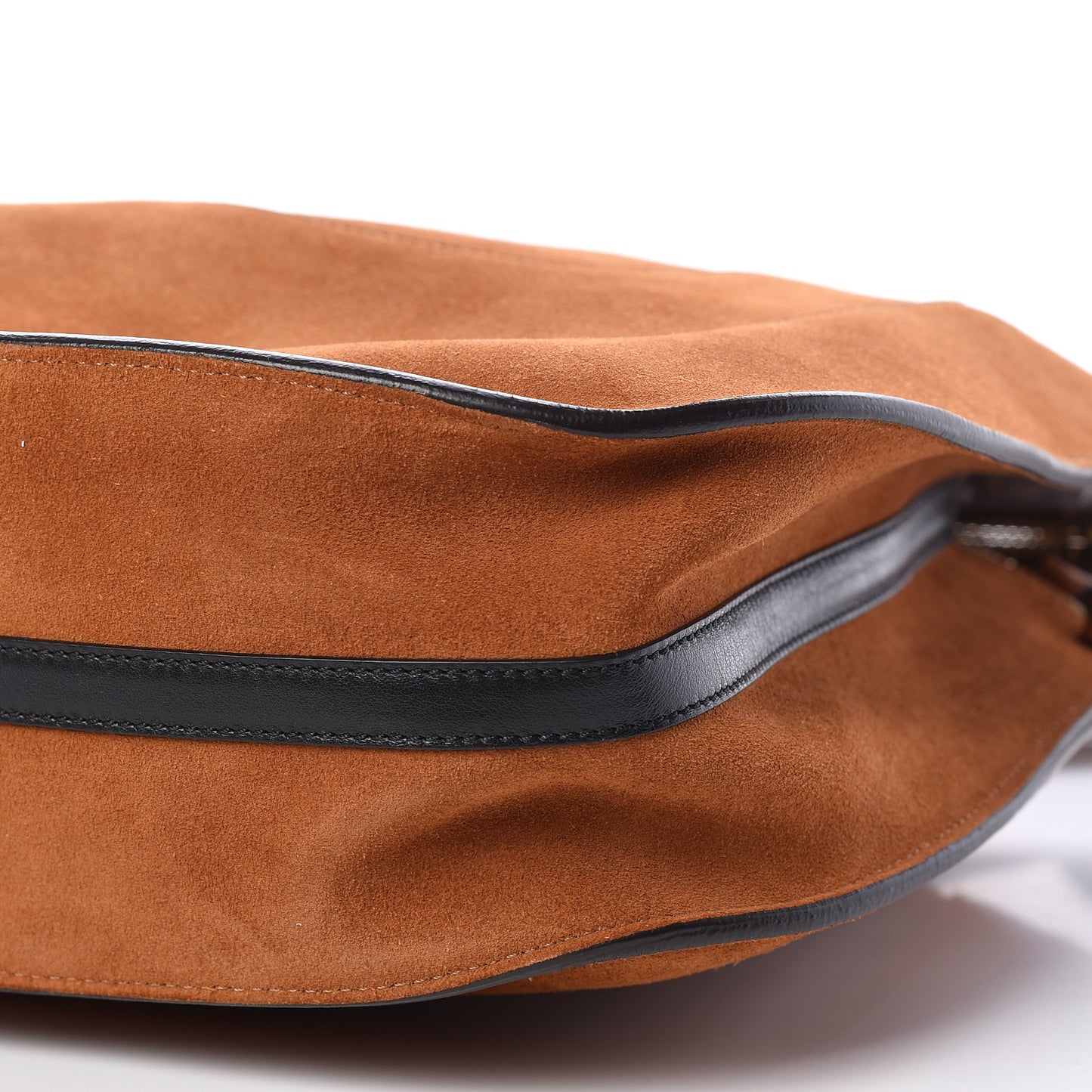 Suede Small Hayley Hobo Caramel