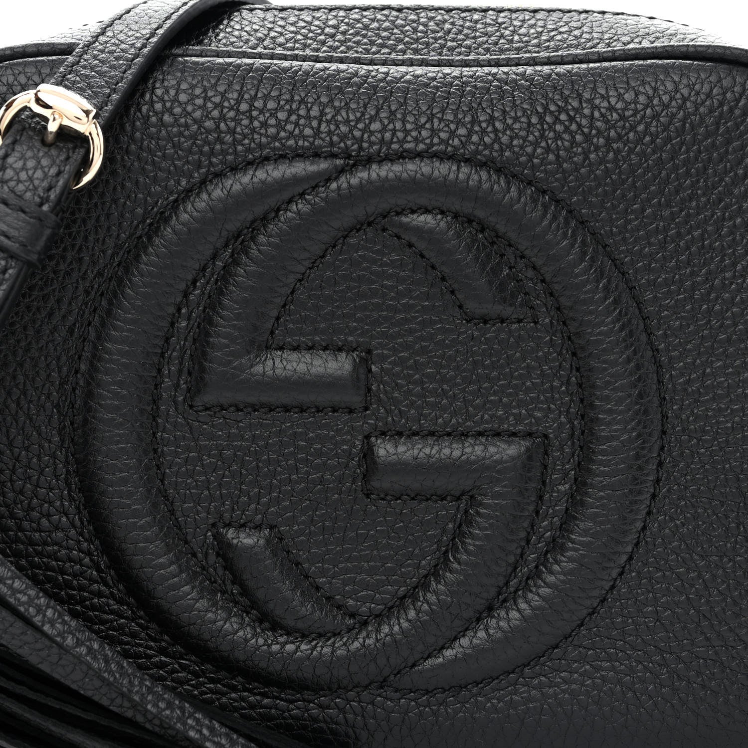 Gucci Pebbled Calfskin Small Soho Disco Bag Black 8 of 10