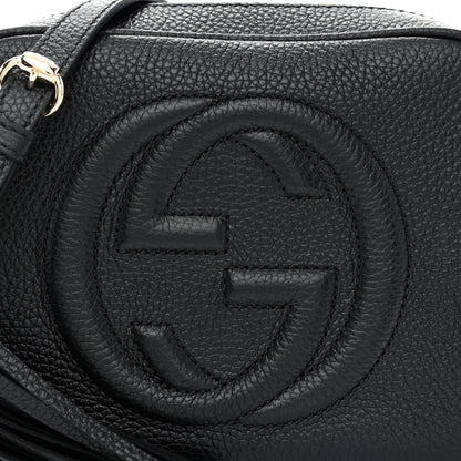 Gucci Pebbled Calfskin Small Soho Disco Bag Black 8 of 10