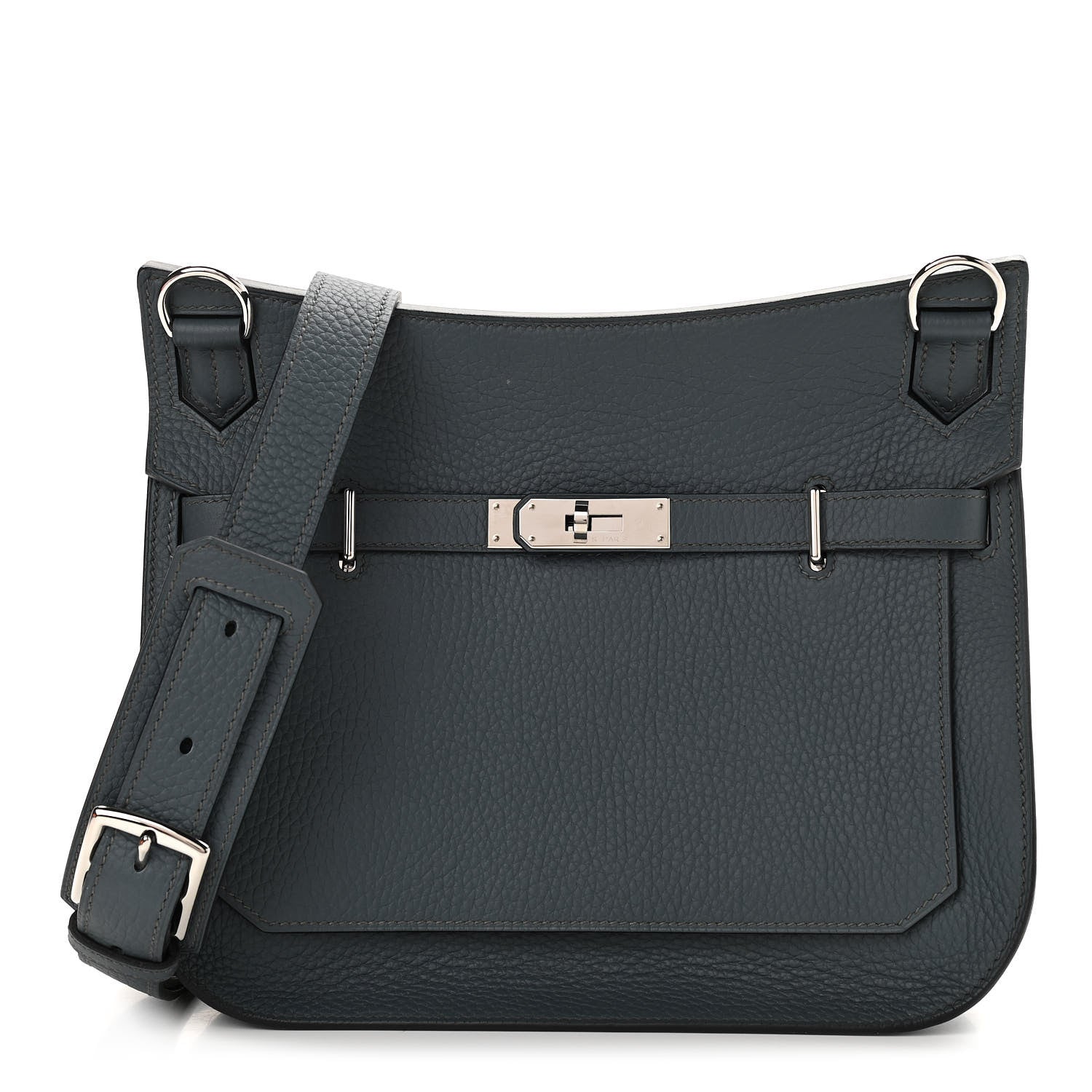 Hermes Taurillon Clemence Jypsiere 28 Bleu Orage 1 of 12