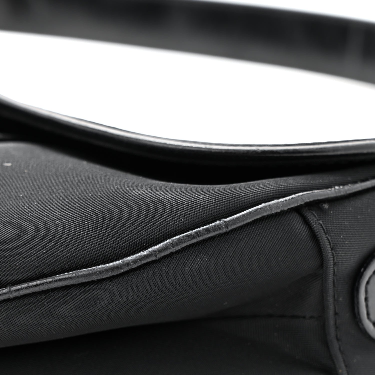 Christian Dior Nylon Saddle Bag Black 11 of 15