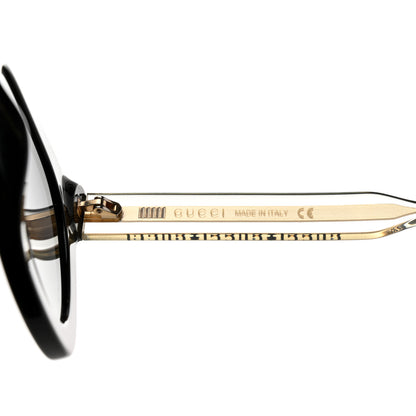 Gucci Acetate Crystal Sunglasses GG0564S Black Grey 7 of 8