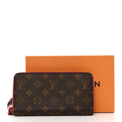 Louis Vuitton Monogram Pompon Zippy Wallet Fuchsia 8 of 8
