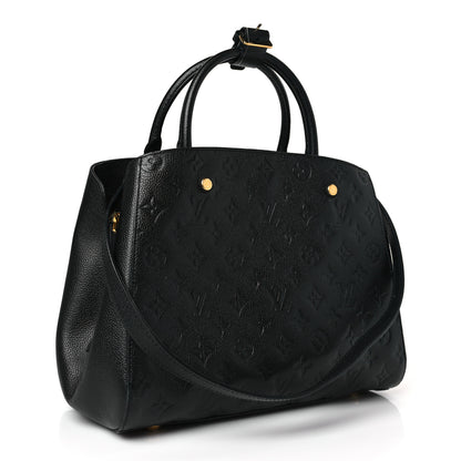 Louis Vuitton Empreinte Montaigne MM Black 3 of 9