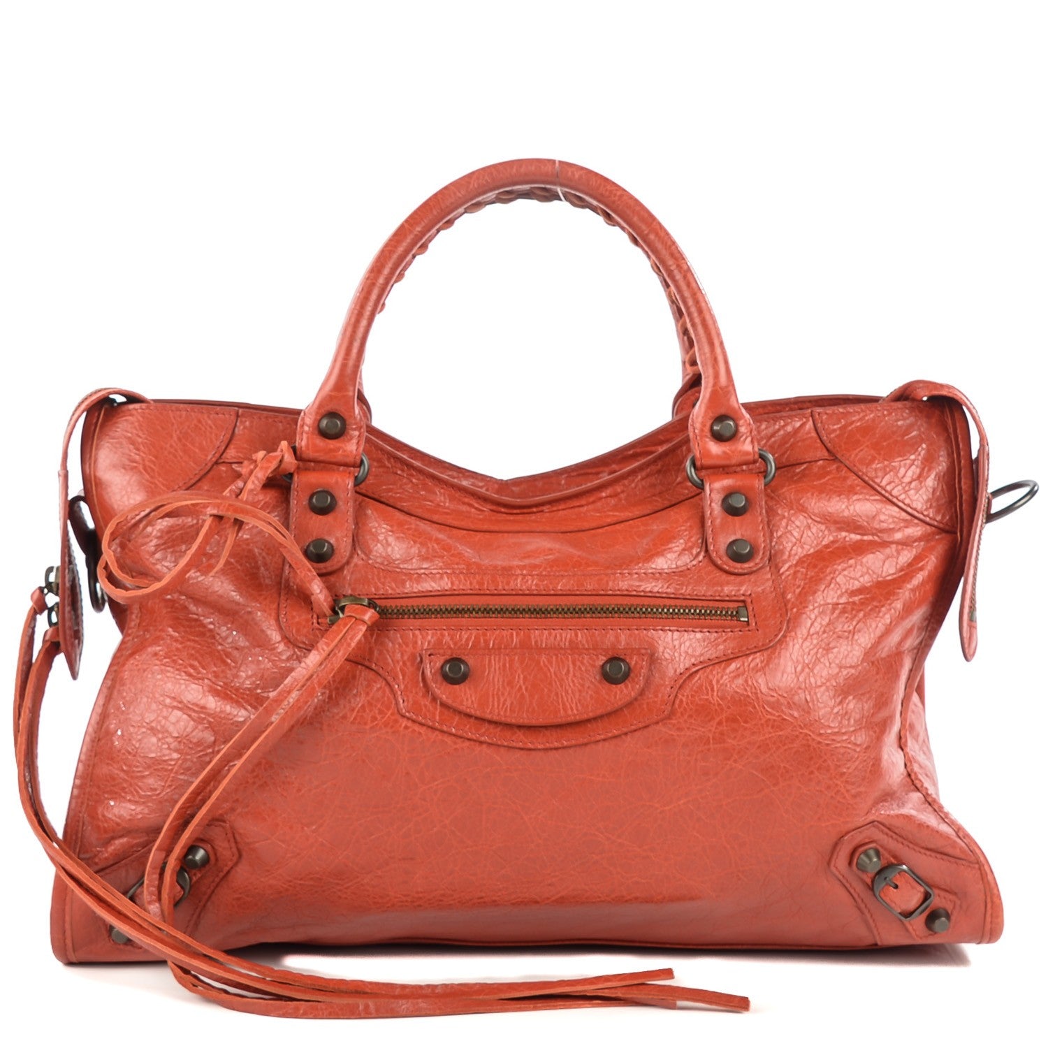 Balenciaga Agneau Classic Hardware City Rouge Ambre 1 of 13