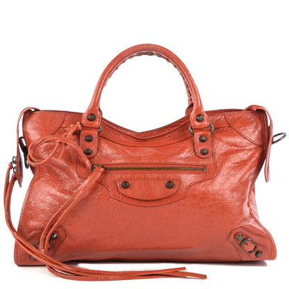 Balenciaga Agneau Classic Hardware City Rouge Ambre 1 of 13