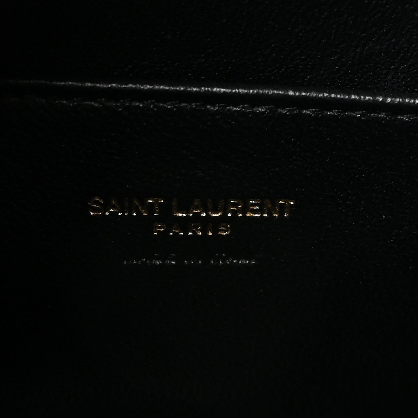 Calfskin Monogram Baby Cabas Black
