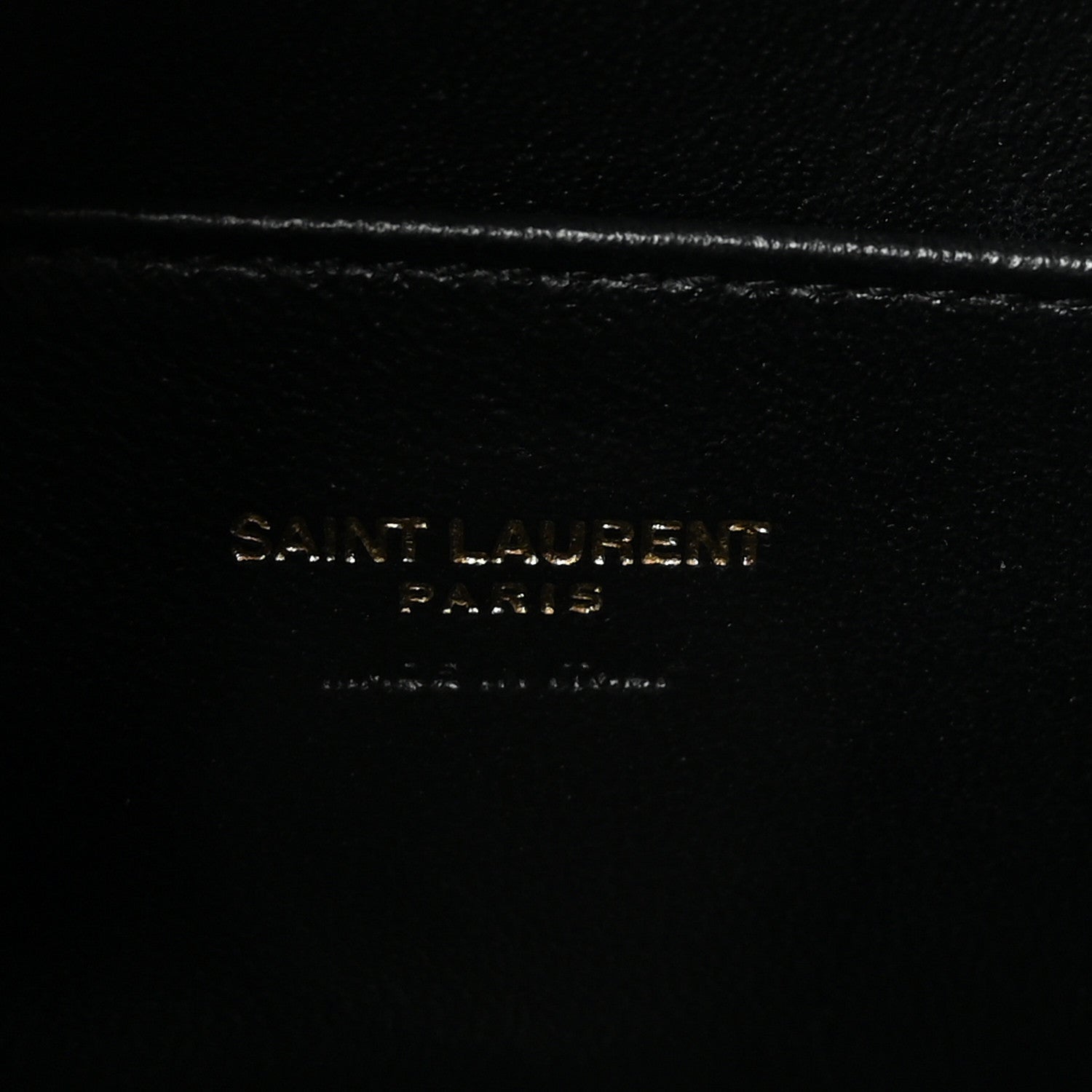 Saint Laurent Calfskin Monogram Baby Cabas Black 6 of 9