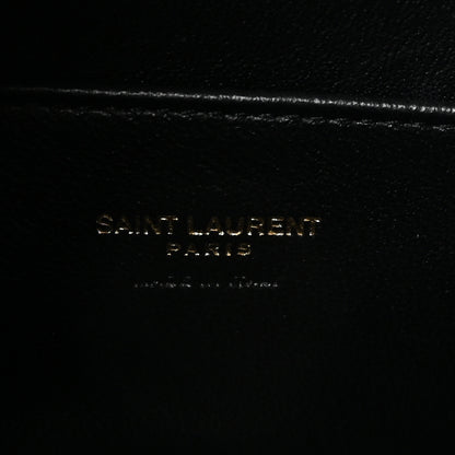 Saint Laurent Calfskin Monogram Baby Cabas Black 6 of 9