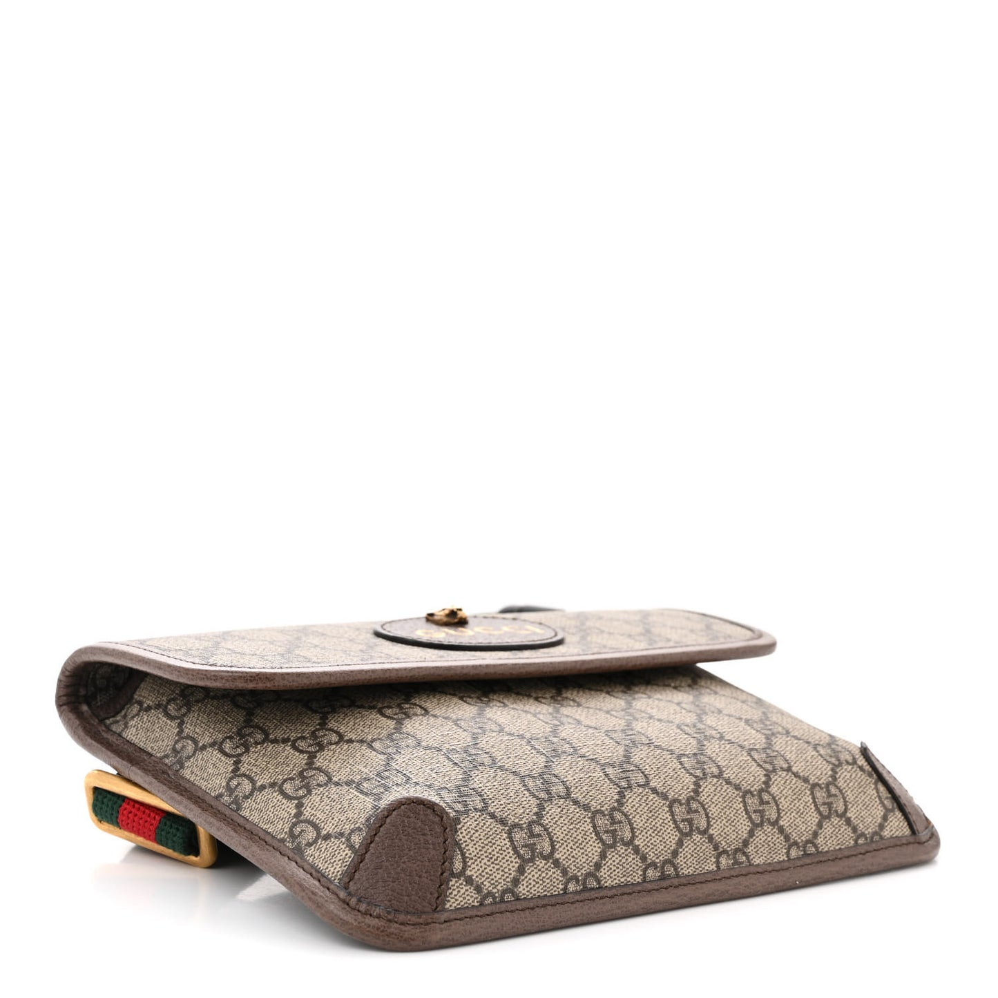 GG Supreme Monogram Neo Vintage Web Belt Bag Brown