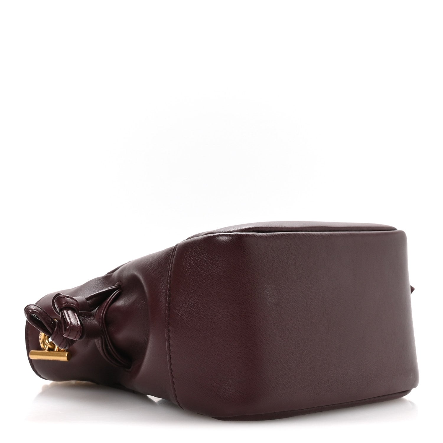 Saint Laurent Lambskin Matelasse Monogram Mini Jamie Shoulder Pouch Bag Rouge Cabernet 4 of 10