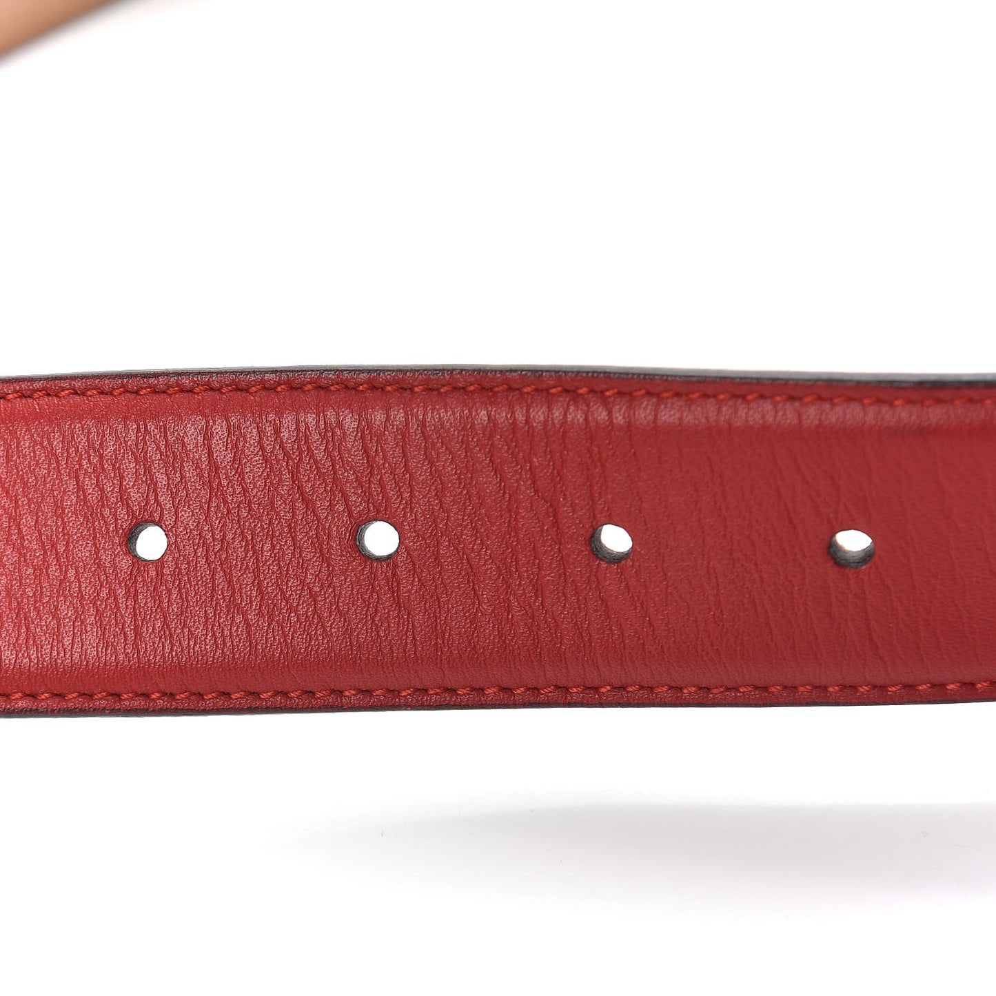 Moon Calfskin Interlocking G 37mm Belt 70 28 Tabasco