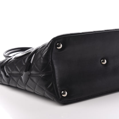 Chanel Calfskin Quilted Large Cambon Tote Black 5 of 9