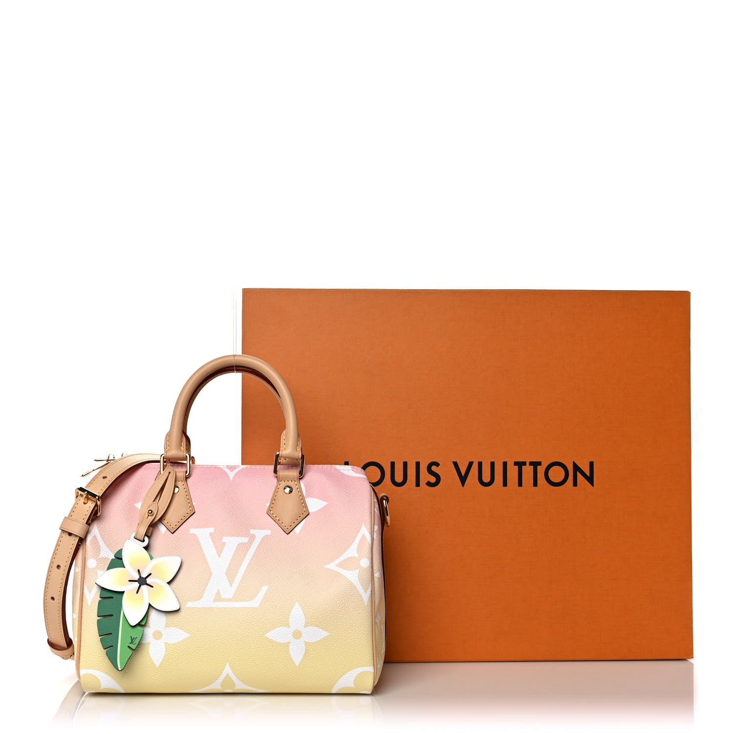 Louis Vuitton Monogram Giant By The Pool Speedy Bandouliere 25 Light Pink 13 of 13