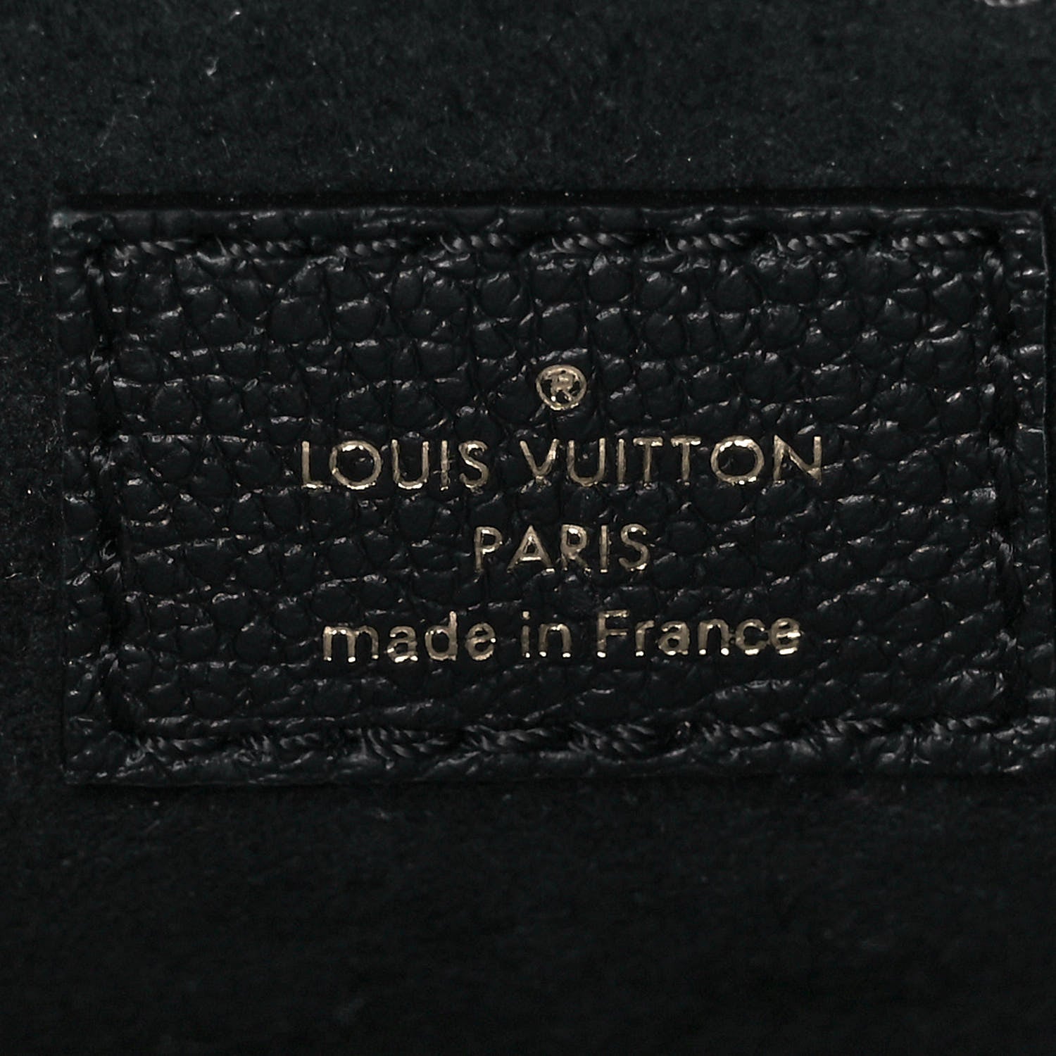 Louis Vuitton Empreinte Monogram Giant Petit Sac Plat Black 5 of 7