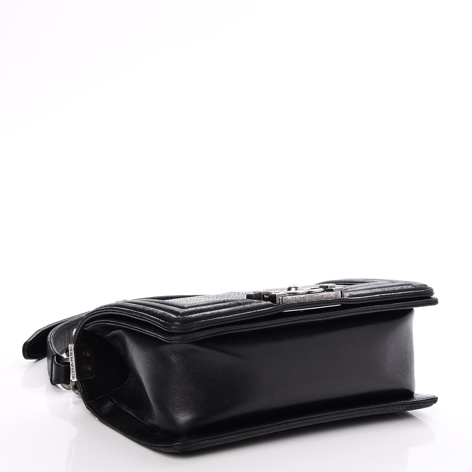 Chanel Galuchat Stingray Small Boy Flap Black 5 of 9
