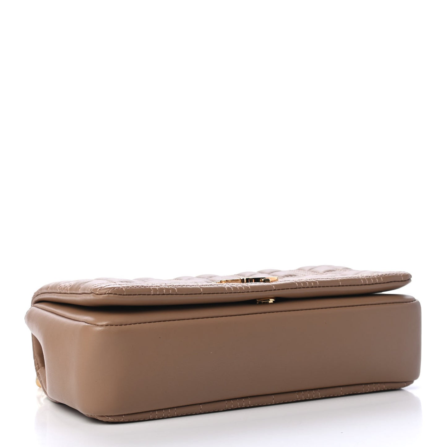 Lambskin Quilted Small Lola Bag Camel