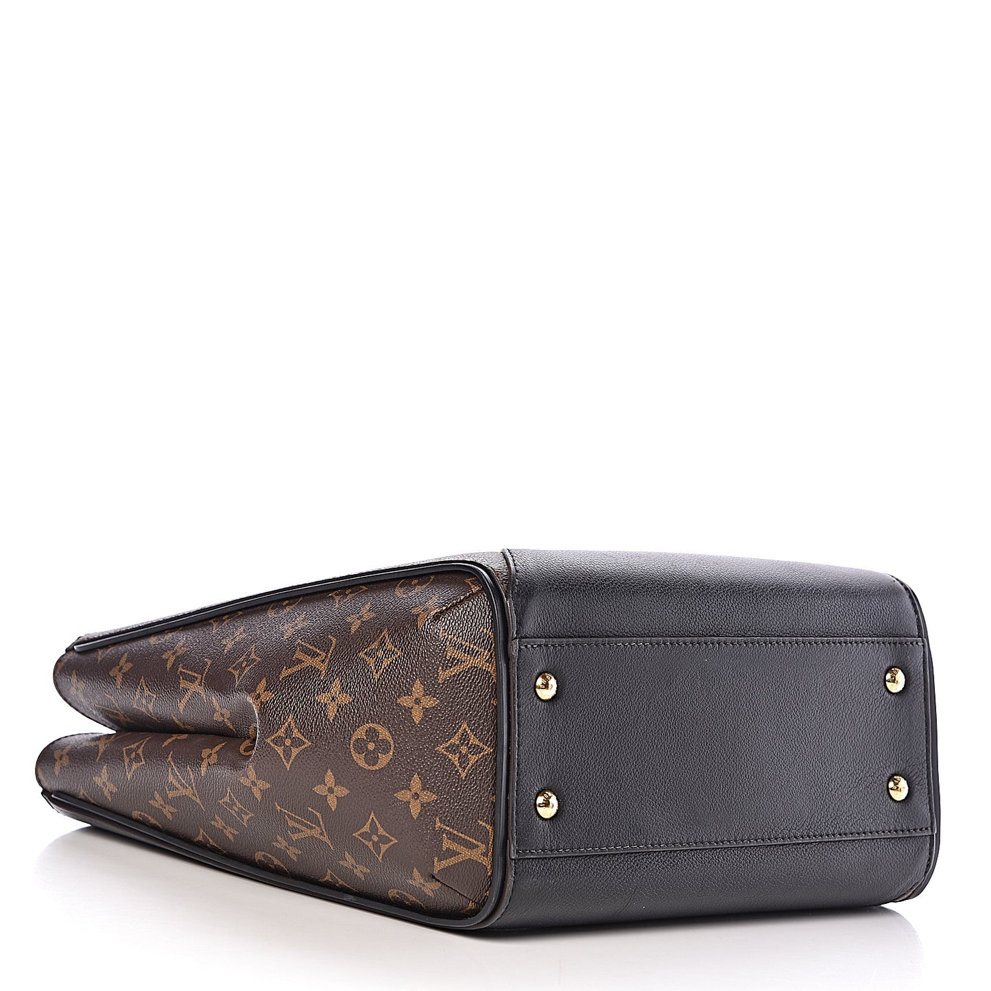 Calfskin Monogram Kimono Tote Black
