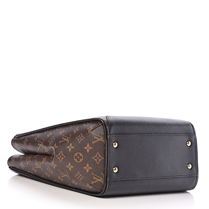 Louis Vuitton Calfskin Monogram Kimono Tote Black 4 of 11