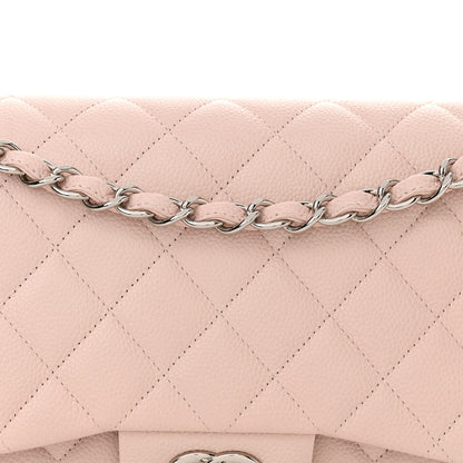 Chanel Caviar Quilted Jumbo Double Flap Light Pink 8 of 12