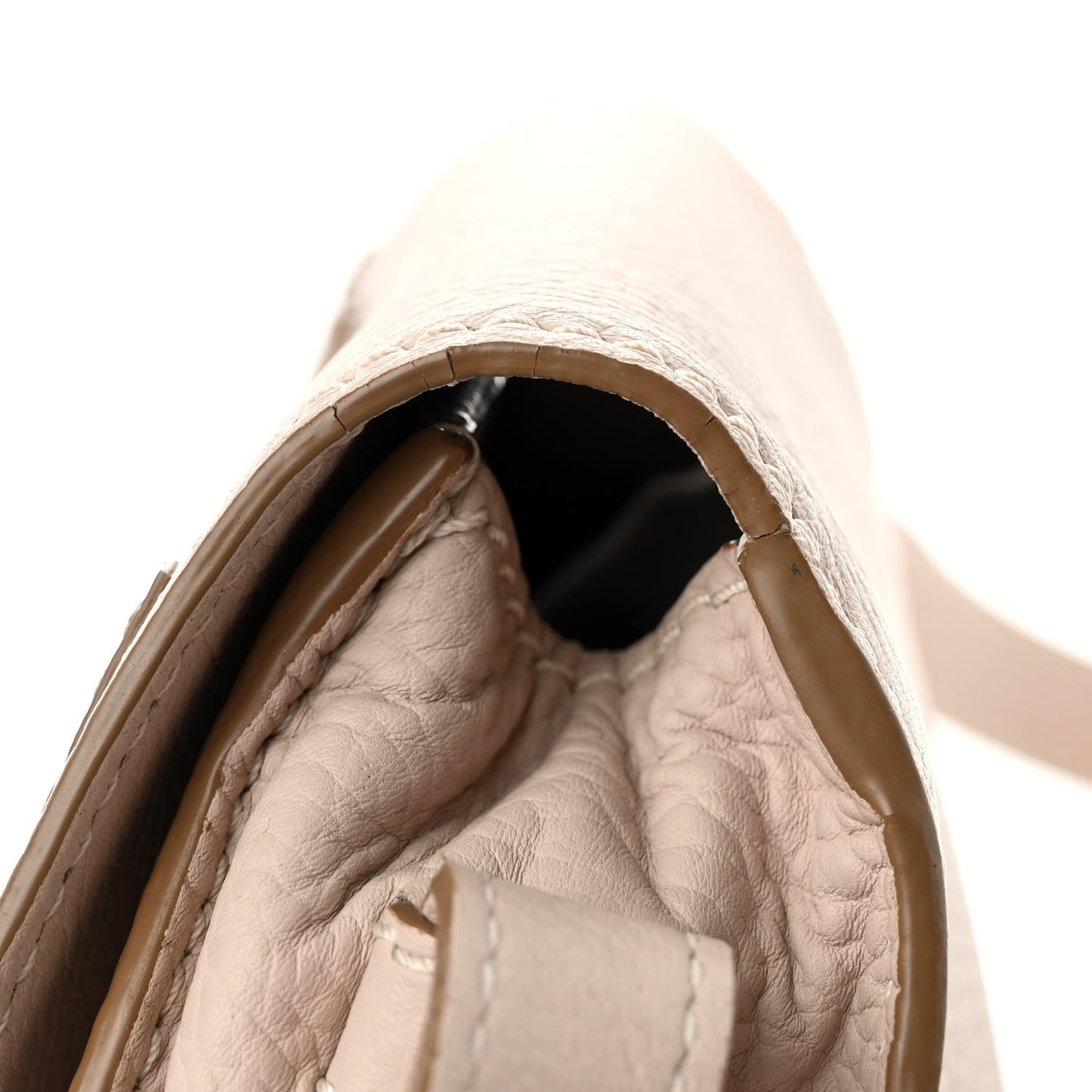Calfskin Mini Marcie Round Crossbody Bag Blush Nude