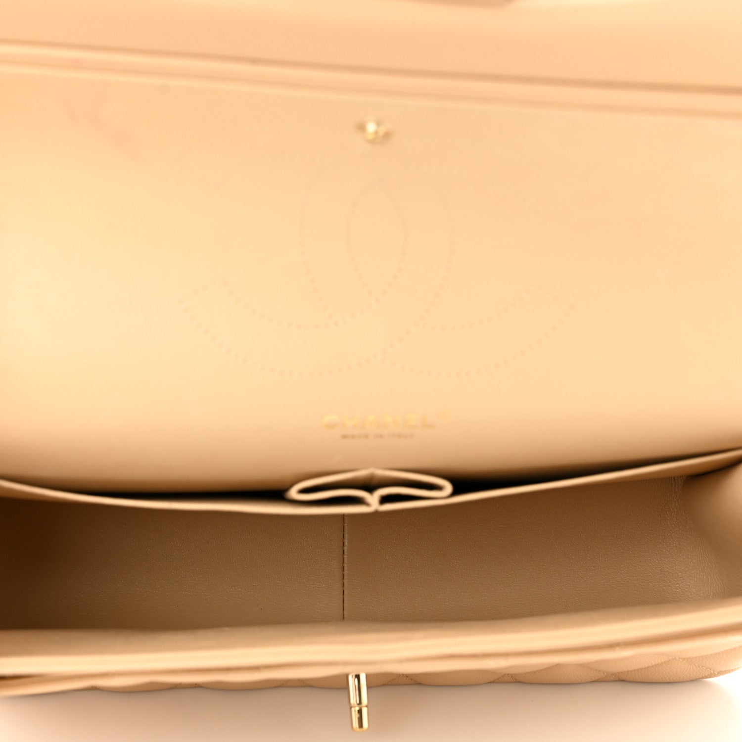 Chanel Caviar Quilted Jumbo Double Flap Light Beige 5 of 16