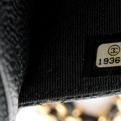 Chanel Caviar Quilted Wallet on Chain WOC Black 8 of 11