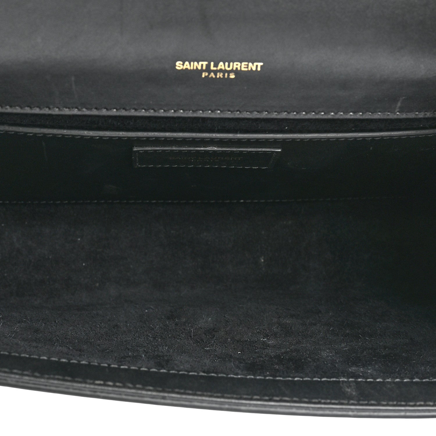 Saint Laurent Smooth Calfskin Medium Classic Monogram Kate Tassel Satchel Black 5 of 14