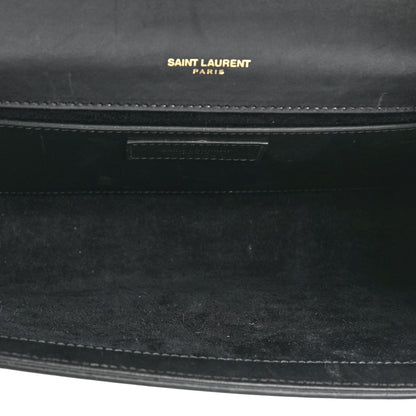 Saint Laurent Smooth Calfskin Medium Classic Monogram Kate Tassel Satchel Black 5 of 14