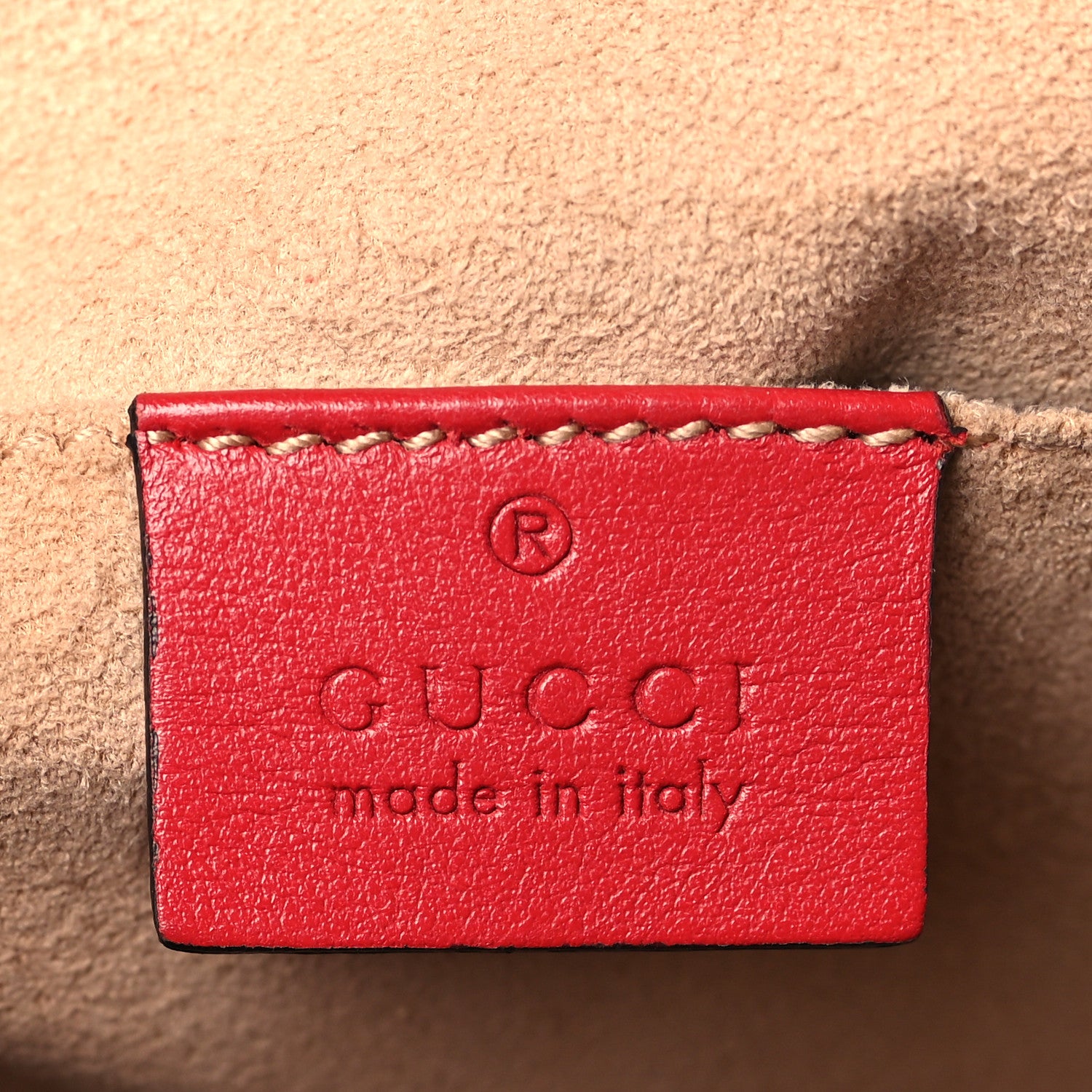 Gucci Calfskin Matelasse Small GG Marmont Chain Shoulder Bag Hibiscus Red 6 of 10