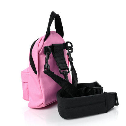 Balenciaga Recycled Casual Nylon Mini Oversized Backpack Pink 3 of 8
