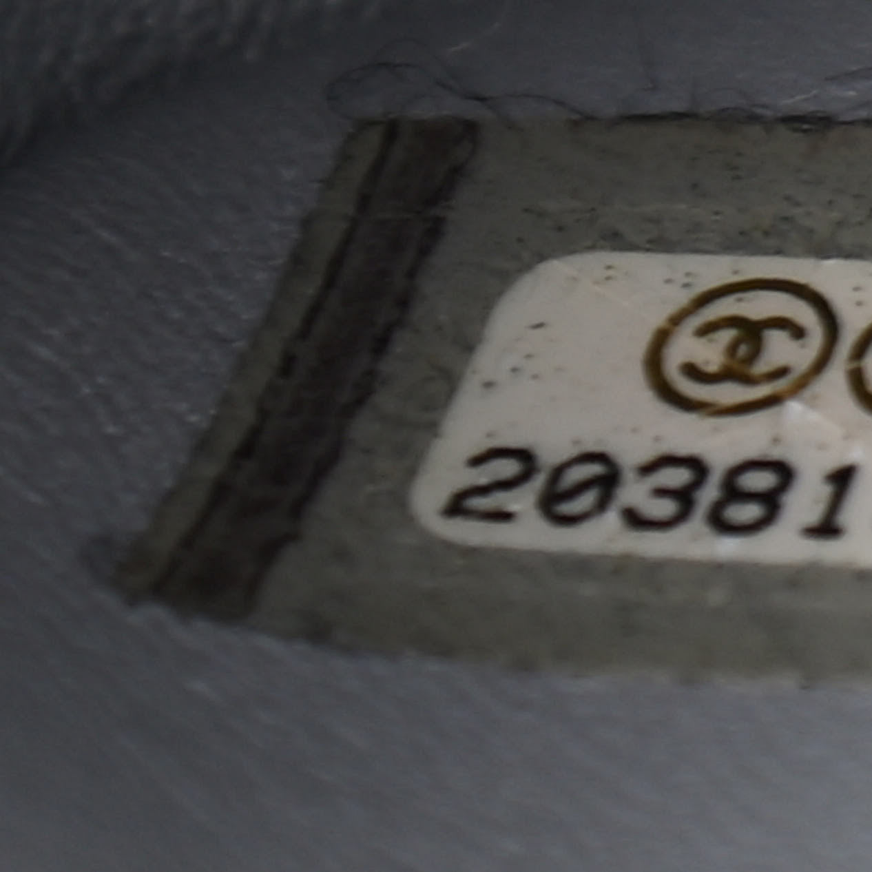 Shearling Lambskin Medium Chanel 100% Flap Grey