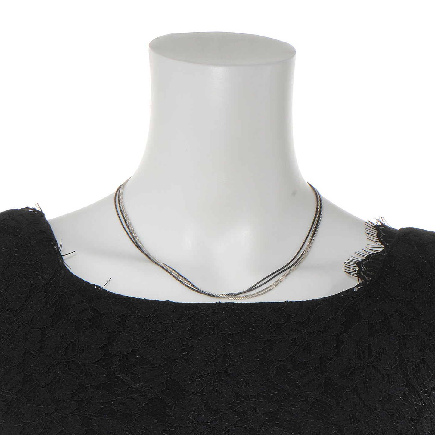 Sterling Silver Multi-Chain Necklace