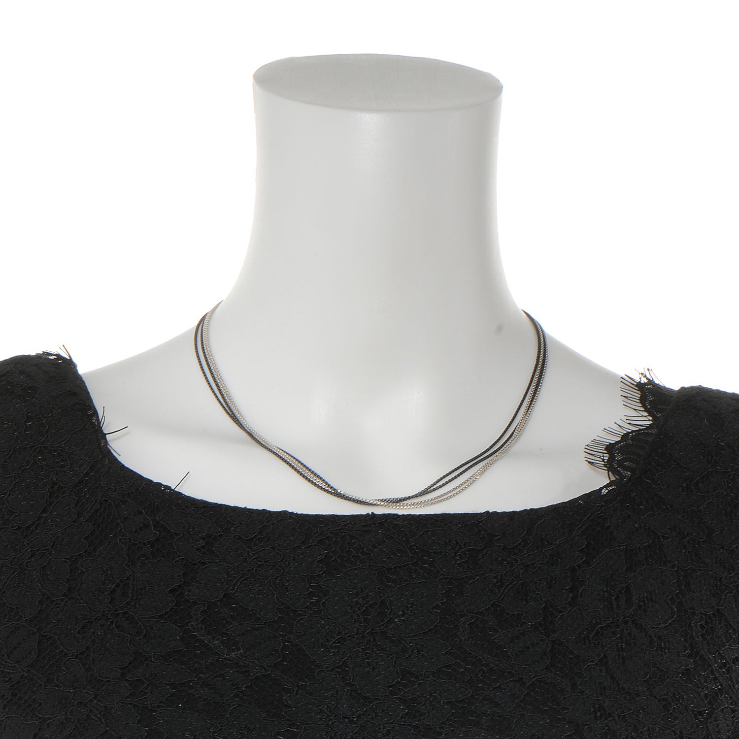 David Yurman Sterling Silver Multi-Chain Necklace 2 of 5