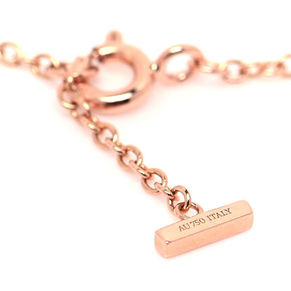 Tiffany 18K Rose Gold Diamond T Smile Bracelet 3 of 3