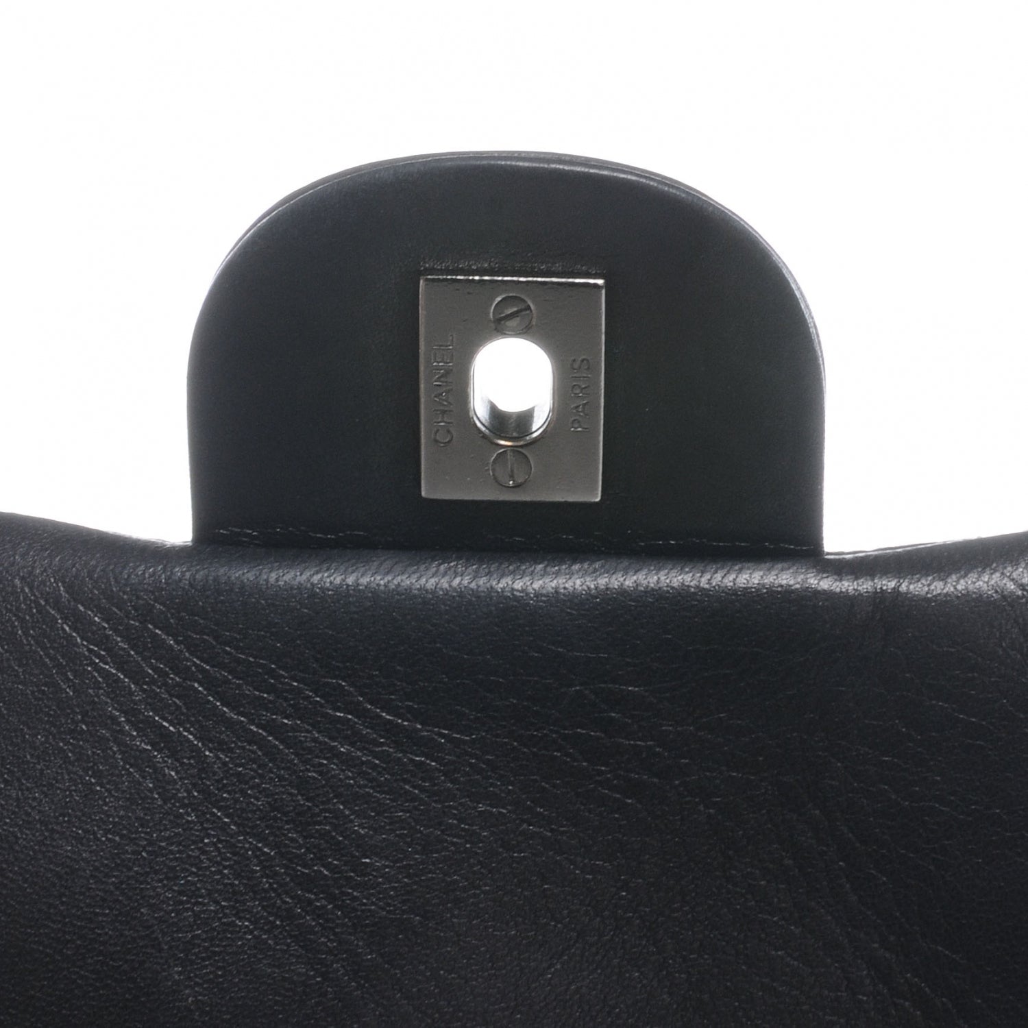 Chanel Lambskin Quilted Chanel 3 Large Accordion Flap Black Black 5 of 8