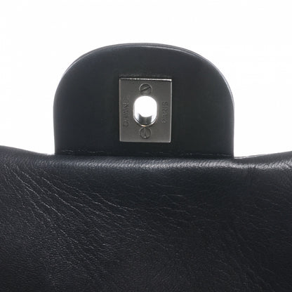 Chanel Lambskin Quilted Chanel 3 Large Accordion Flap Black Black 5 of 8