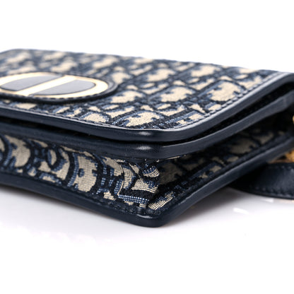 Christian Dior Oblique 30 Montaigne 2-In-1 Pouch Blue 8 of 8
