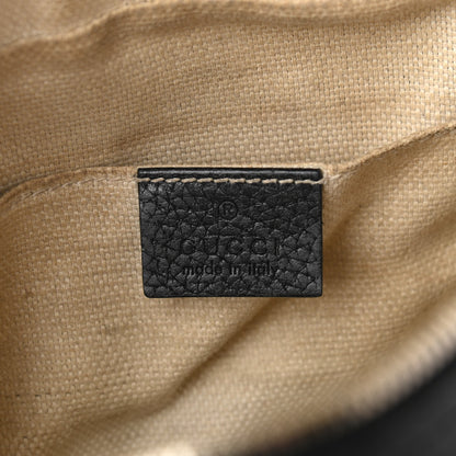 Gucci Pebbled Calfskin Small Soho Disco Bag Black 10 of 17