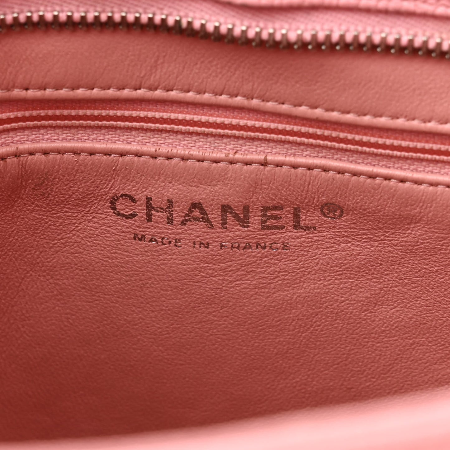Caviar Quilted Medallion Tote Dark Pink