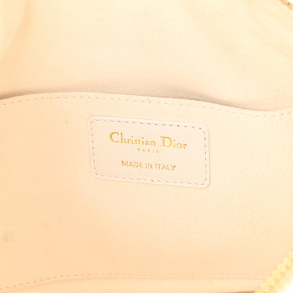 Christian Dior Lambskin Cannage Medium Dior Vibe Hobo Bag White 6 of 9