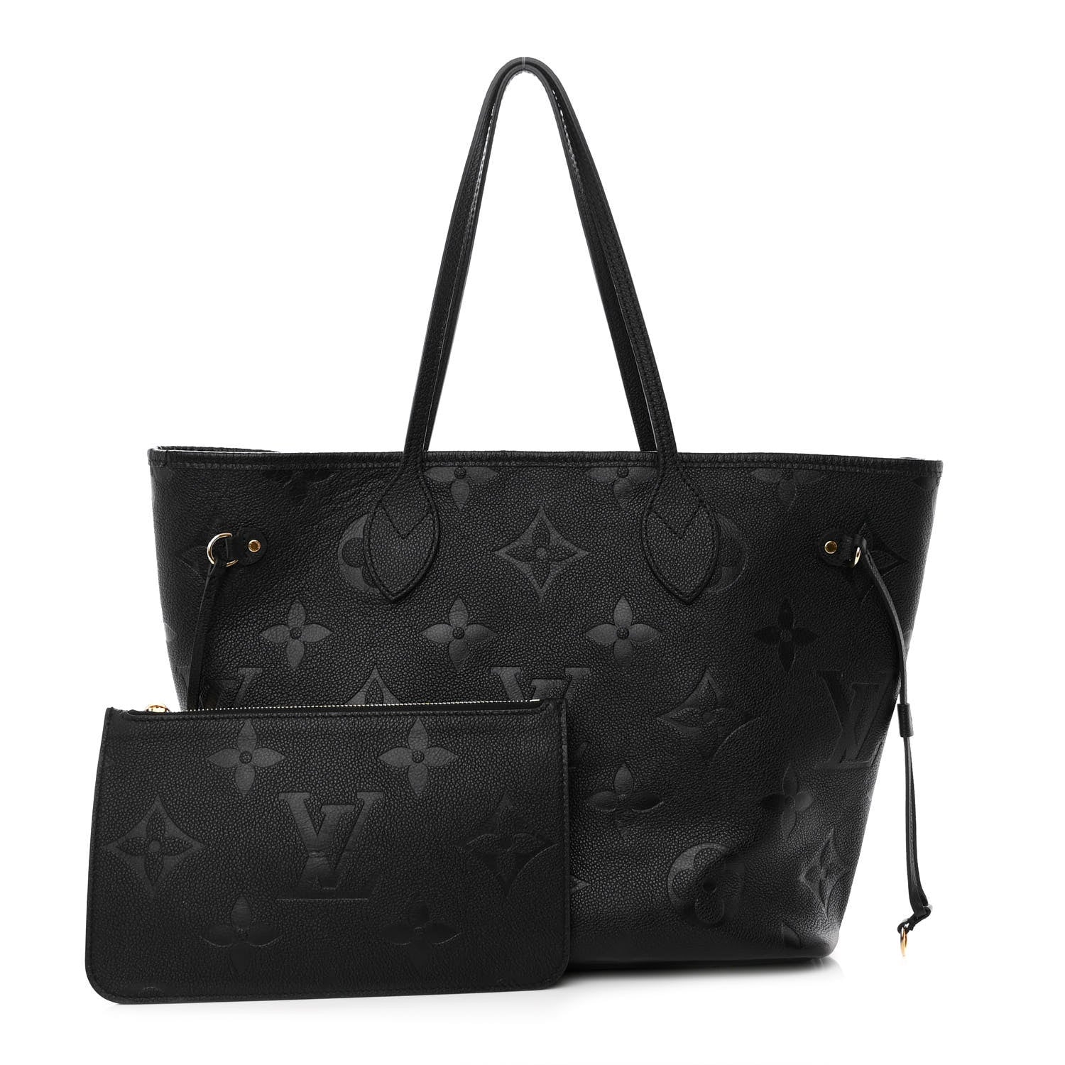 Louis Vuitton Empreinte Monogram Giant Neverfull MM Black 1 of 10